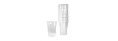 Vaso bebida fría 12oz blanco 25und