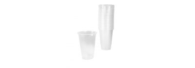 Vaso bebida fría 16oz blanco 25und