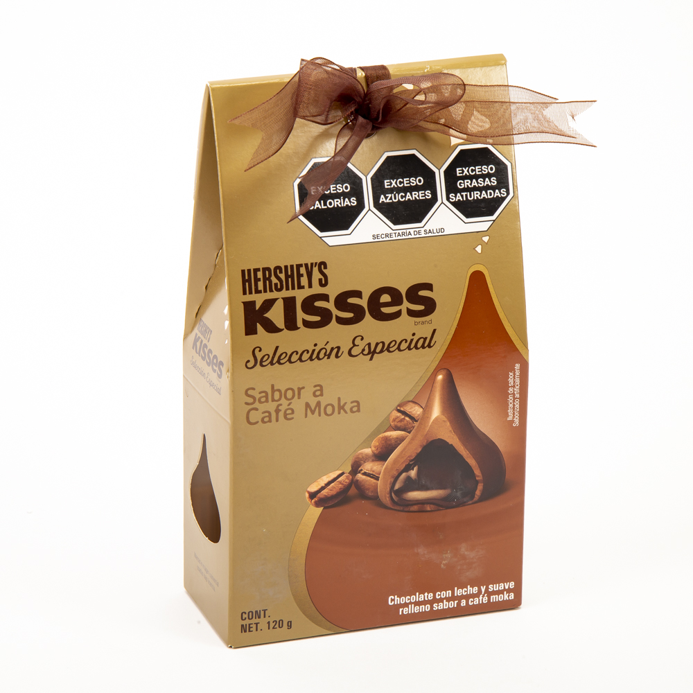 Chocolate estuche kisses moka 120g