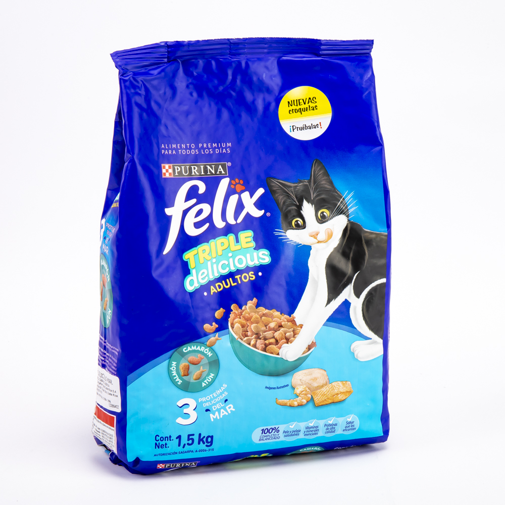 Alimento Félix delicias del mar 1.5kg