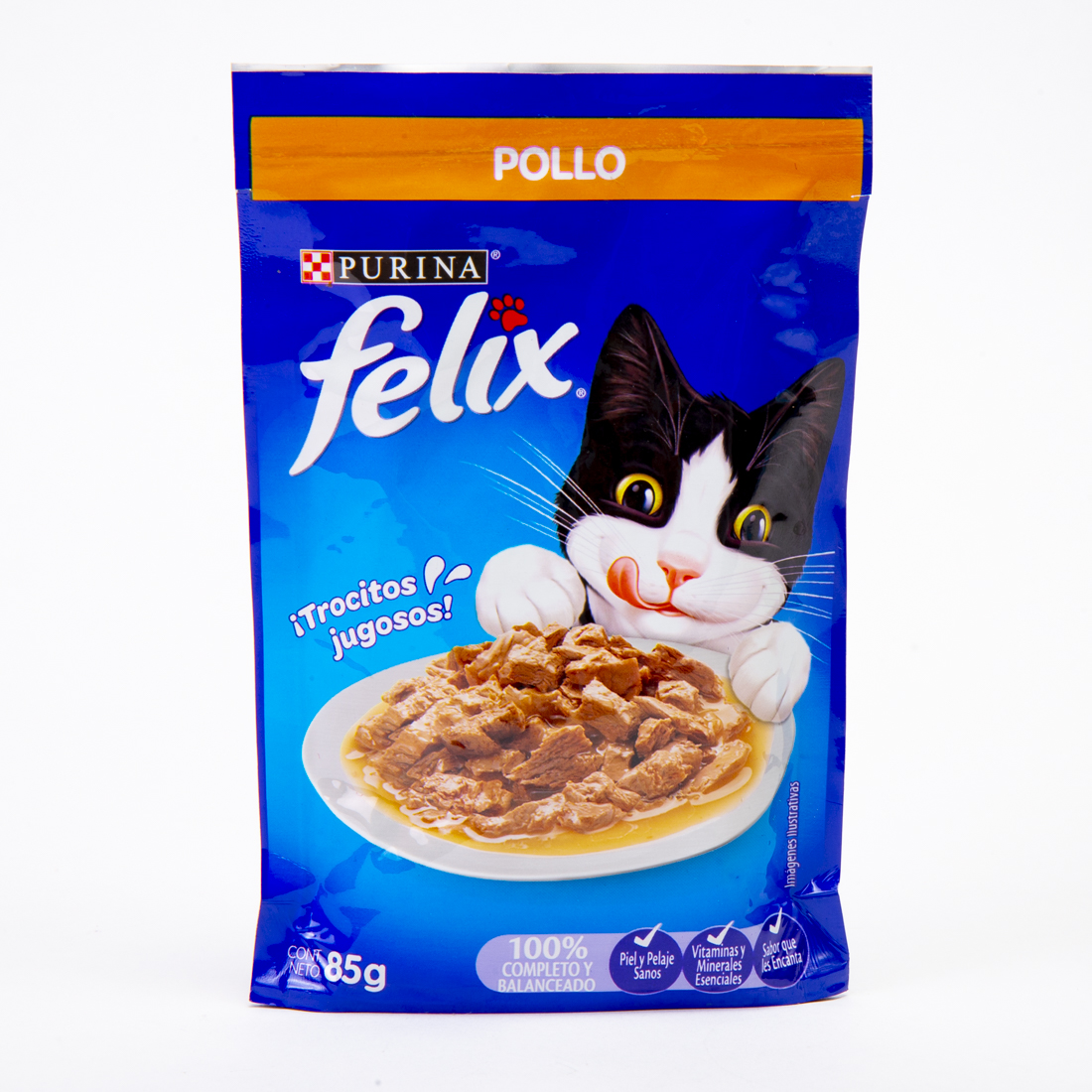 Alimento Gato Felix Pollo 85G