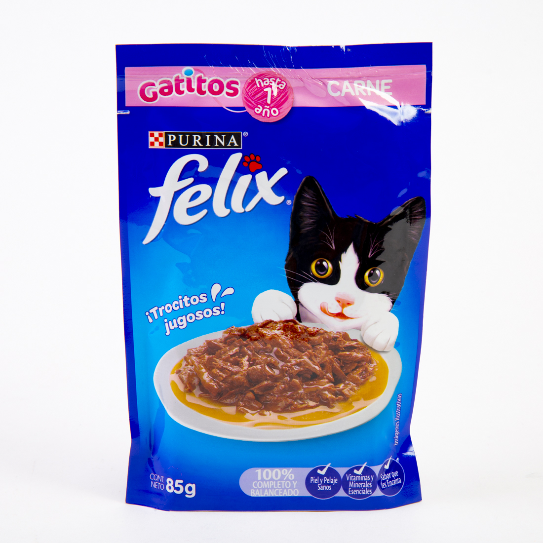 Alimento gatitos carne 85g