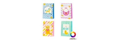 Bolsa papel estampado pequeña