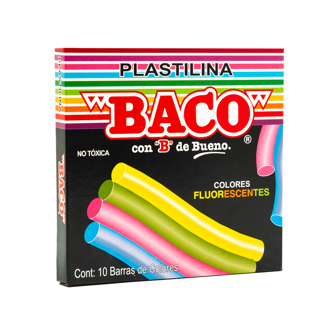 Plasticina baco neón 1ound