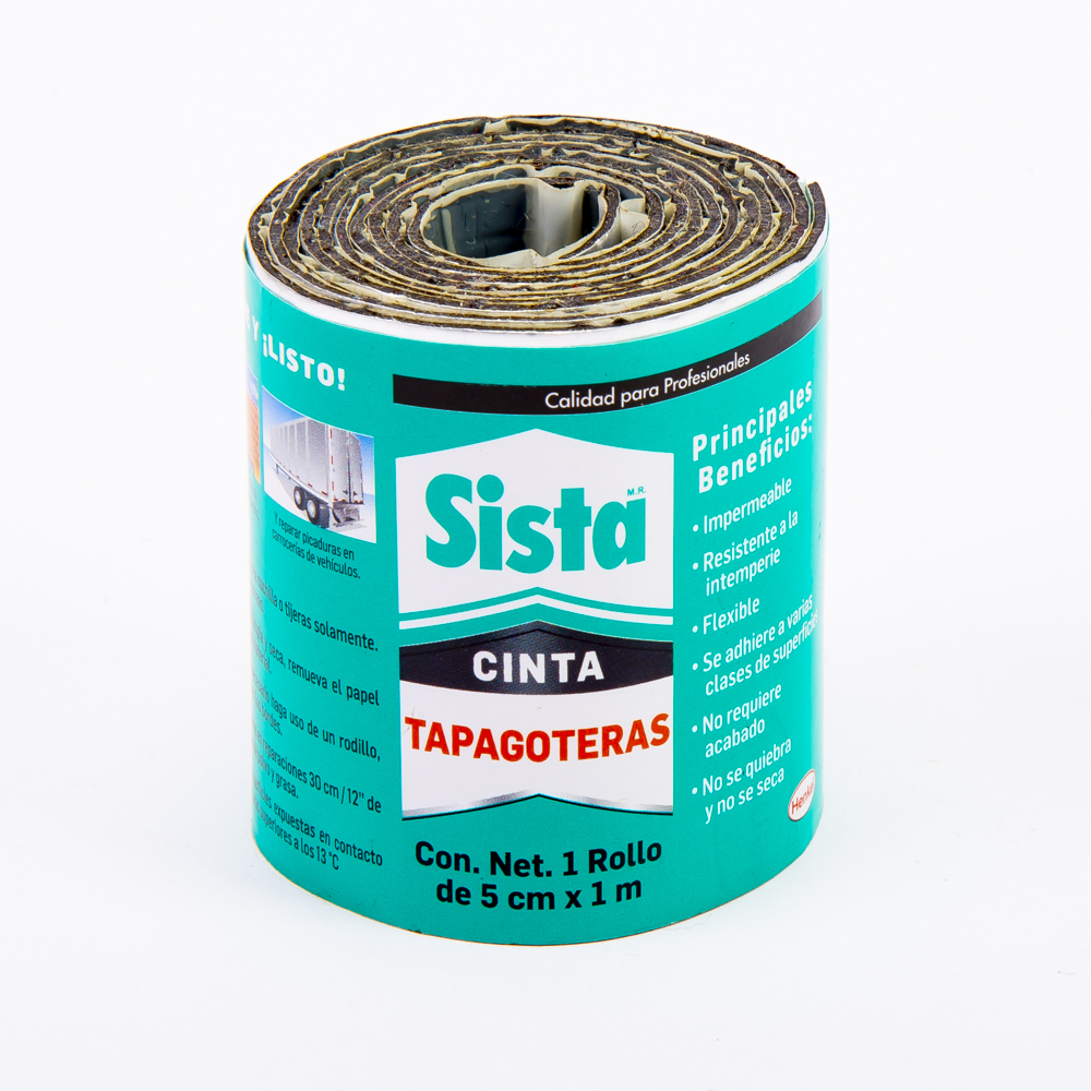 Cinta sista tapagoteras 5cm 2pulgx1m