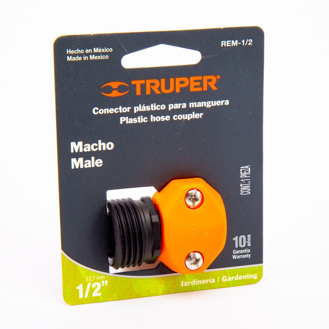 Conector manguera macho 1/2PULG