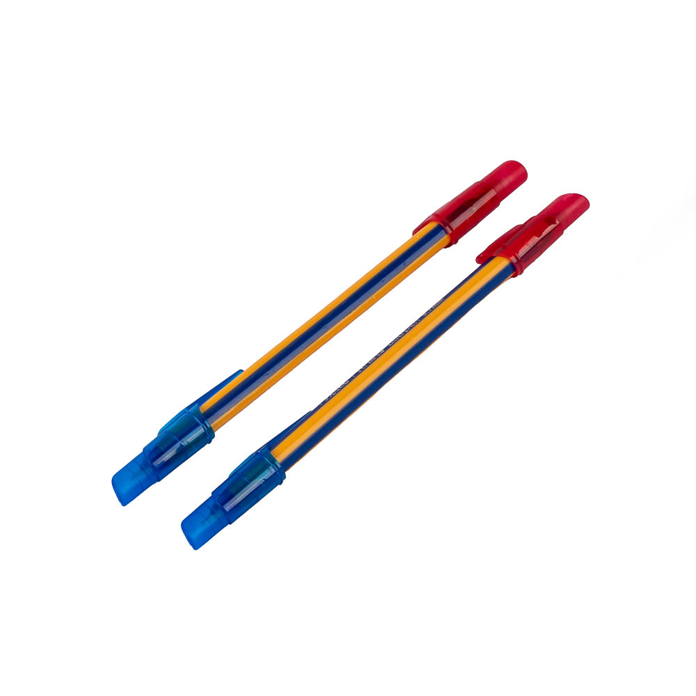 Lapicero duo pen punta fina 0.7mm 2und bicolor