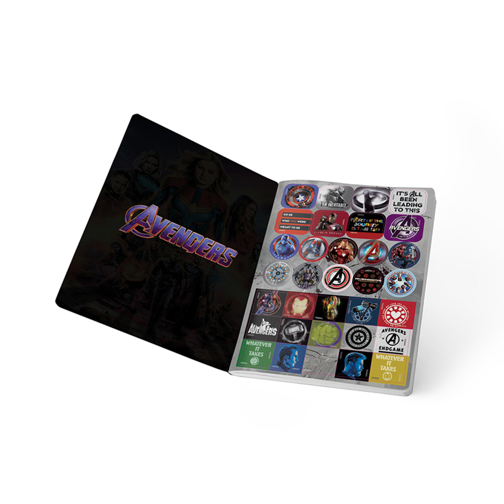 Cuaderno cosido 100h Avengers