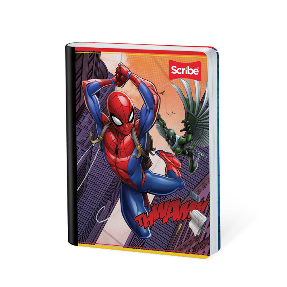 Cuaderno cosido 100h Spiderman