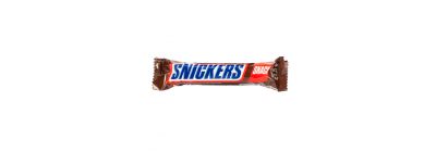 Chocolate snickers snack 