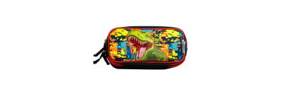Cartuchera Chenson norca estampado dinosaurio