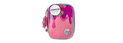 Cartuchera Chenson strange estampado helado derretido