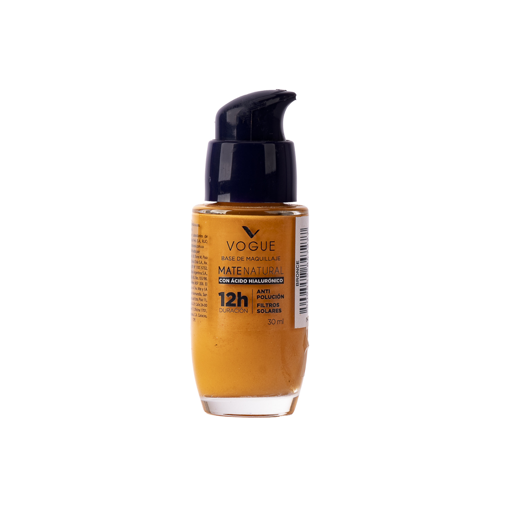 Base Vogue mate natural bronce 30ml