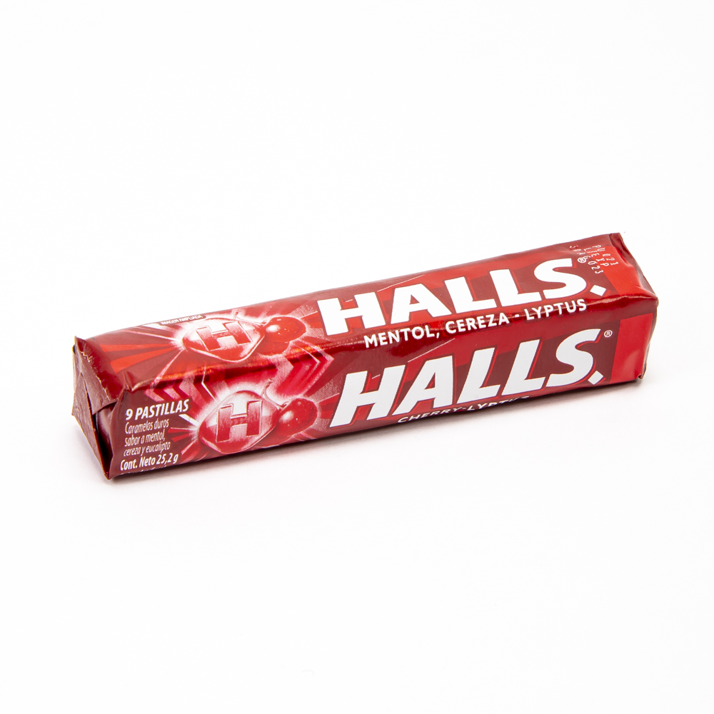 Pastilla Halls cereza 25g