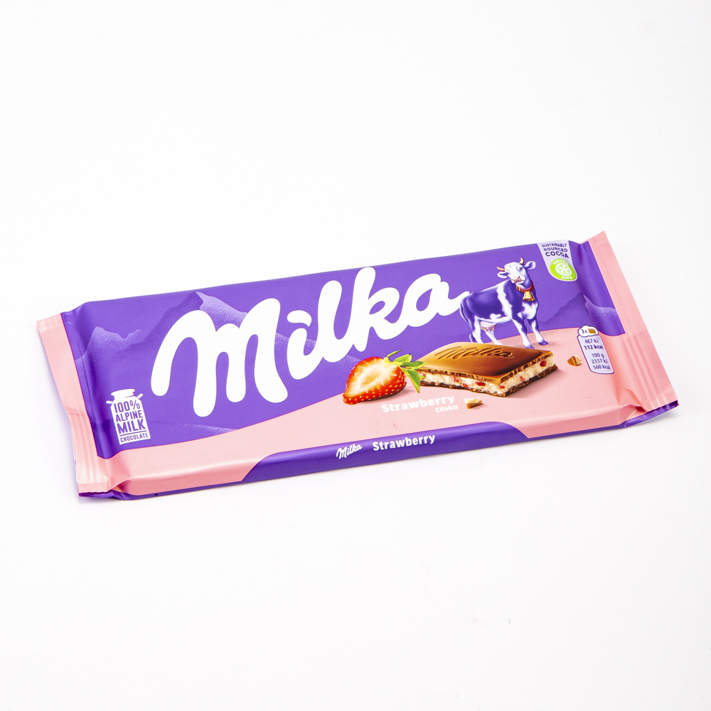 Chocolate Milka yogurt fresa 