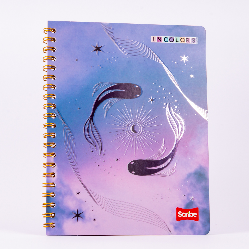 Cuaderno espiral 100h incolors Surtido por estilo