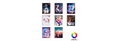 Cuaderno espiral diseño femenino