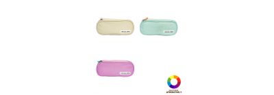 Cartuchera multicolor compacta resistente