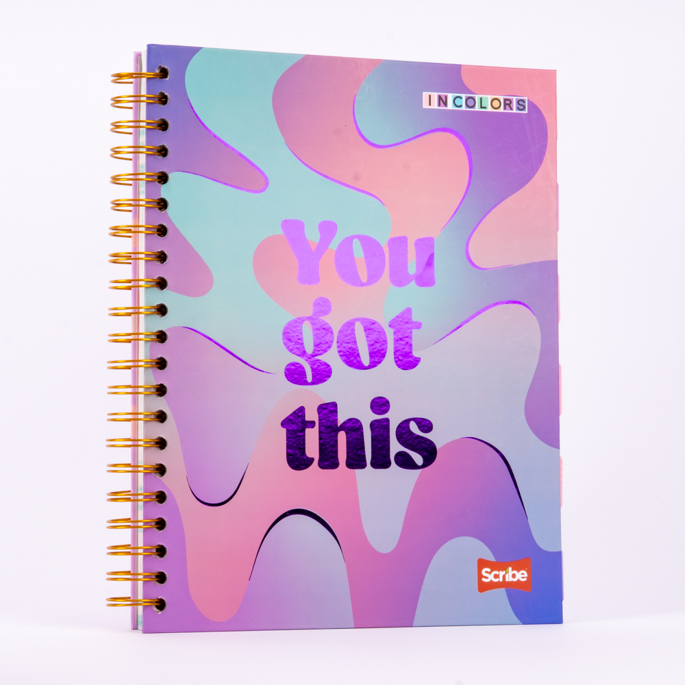 Cuaderno espiral 160h incolors Surtido por estilo