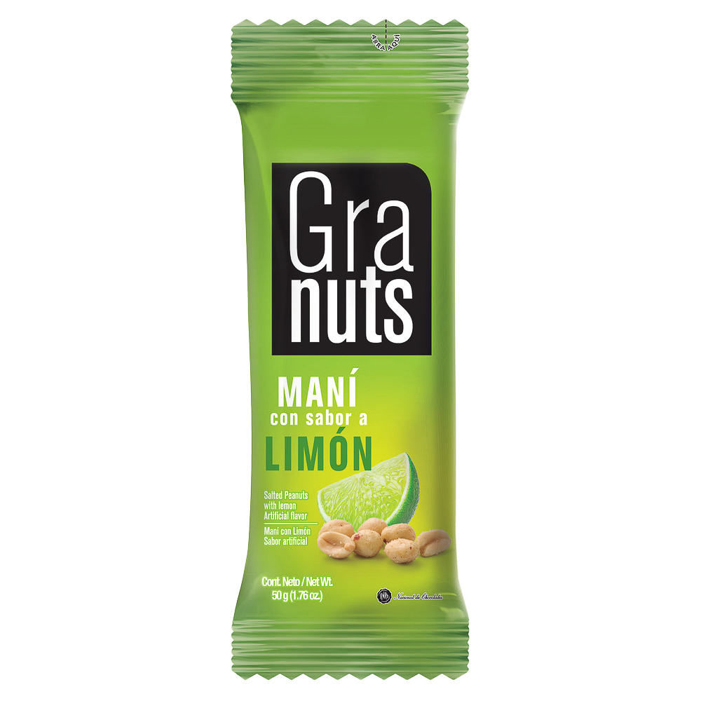 Maní granuts sabor limón 50g