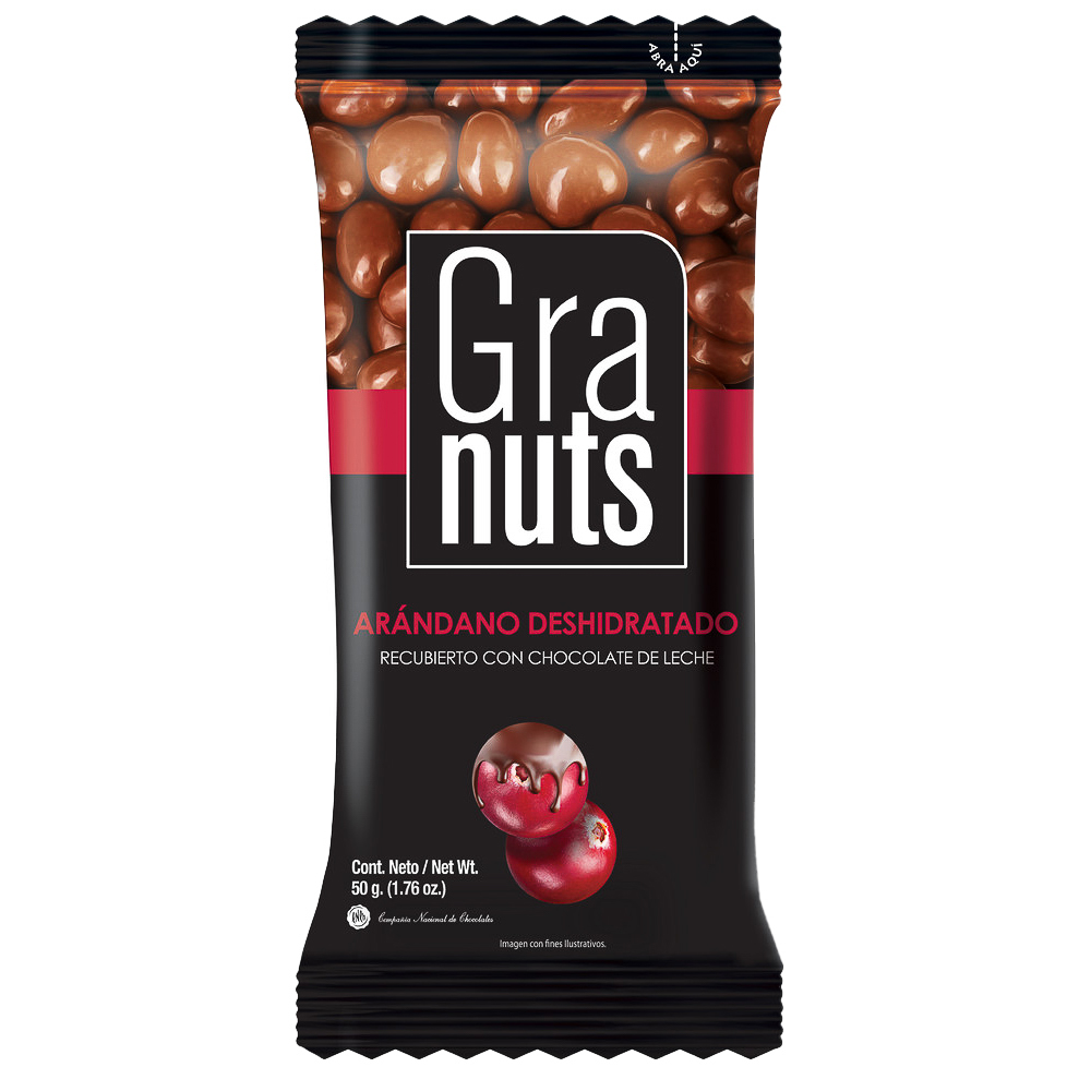 Chocolate granuts arándano 50g