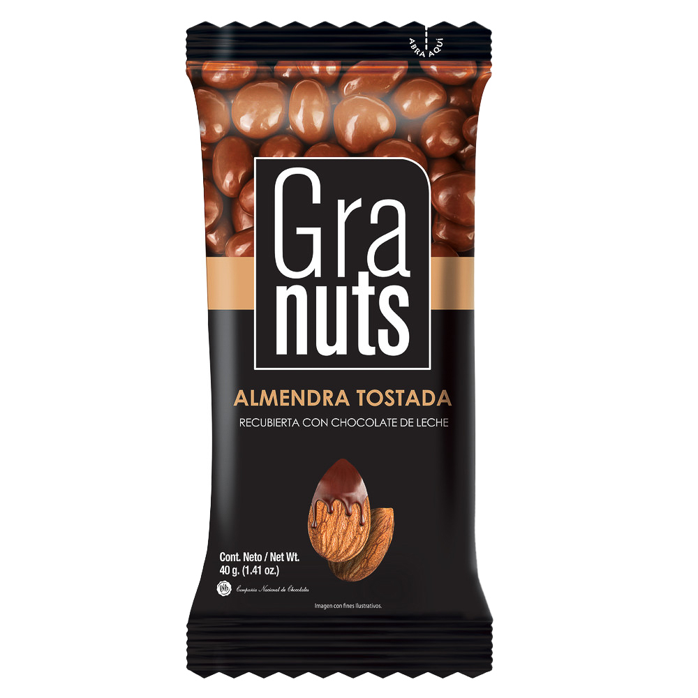 Chocolate Granuts almendra 50g