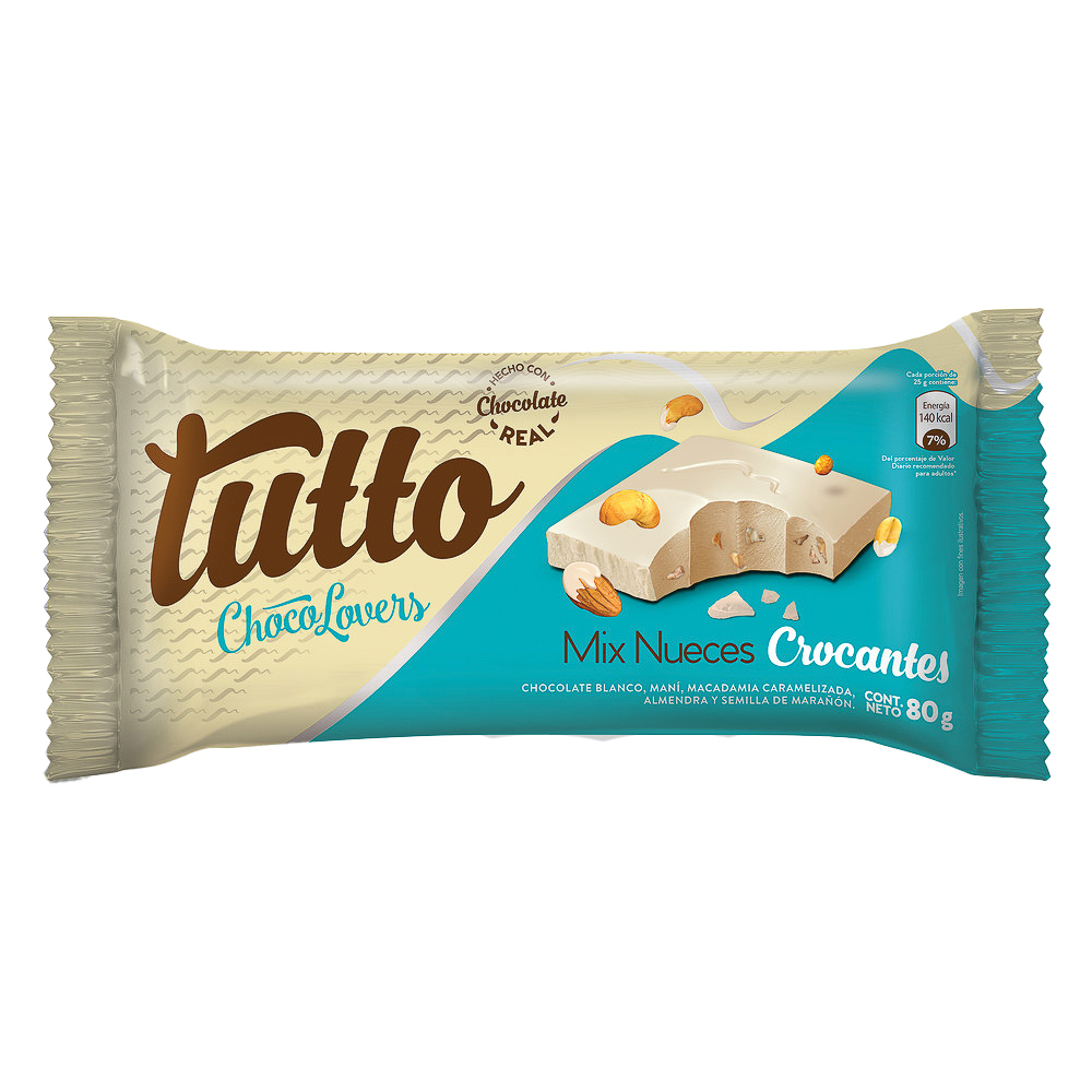 Chocolate Tutto chocolovers blanco 80g