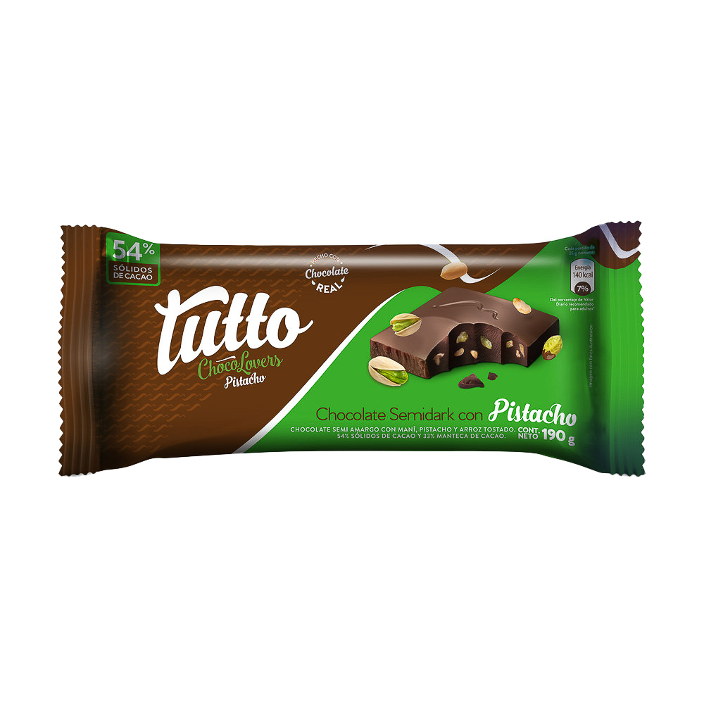Chocolate Tutto pistacho 190g