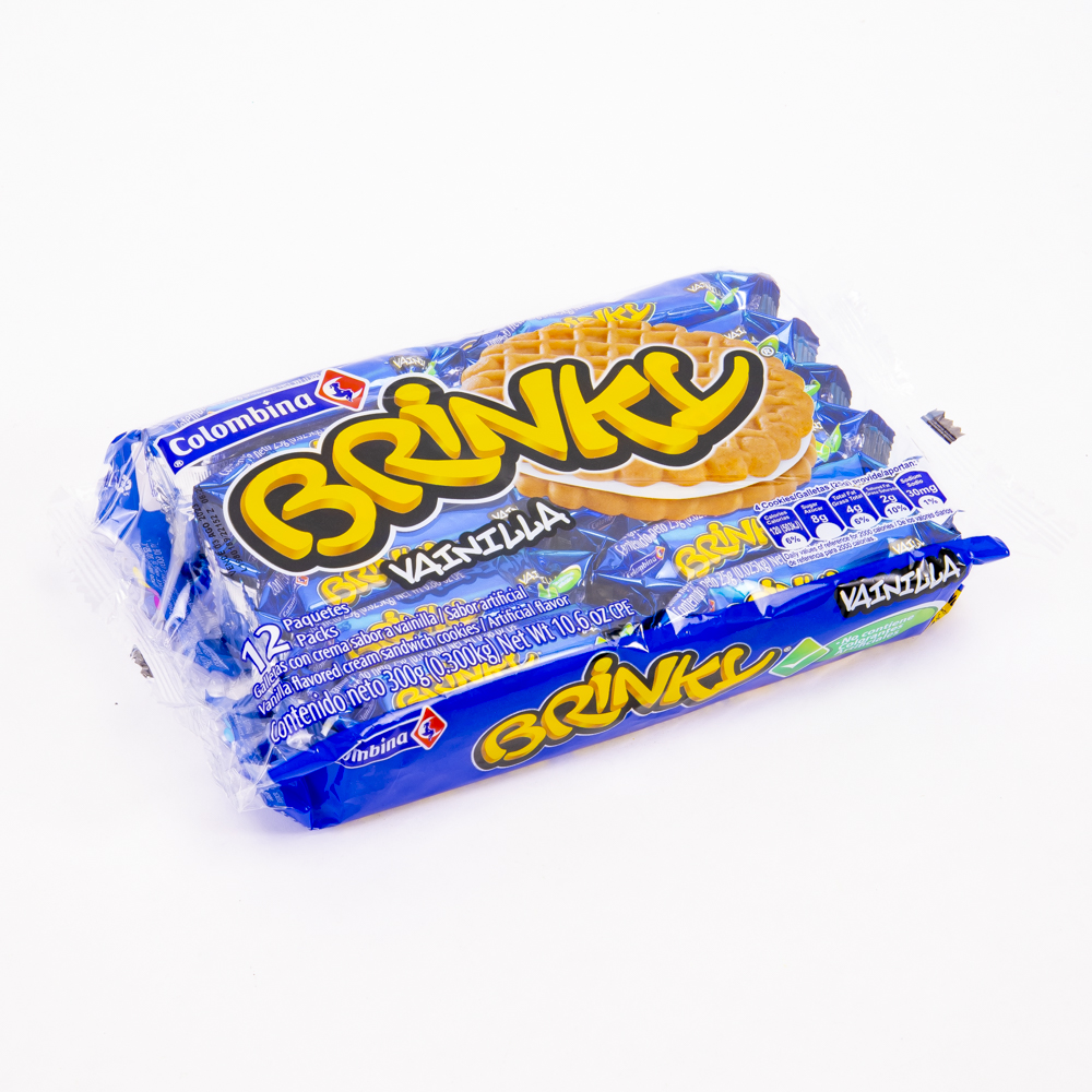 Galleta Colombina Brinky vainilla 12 und 300g