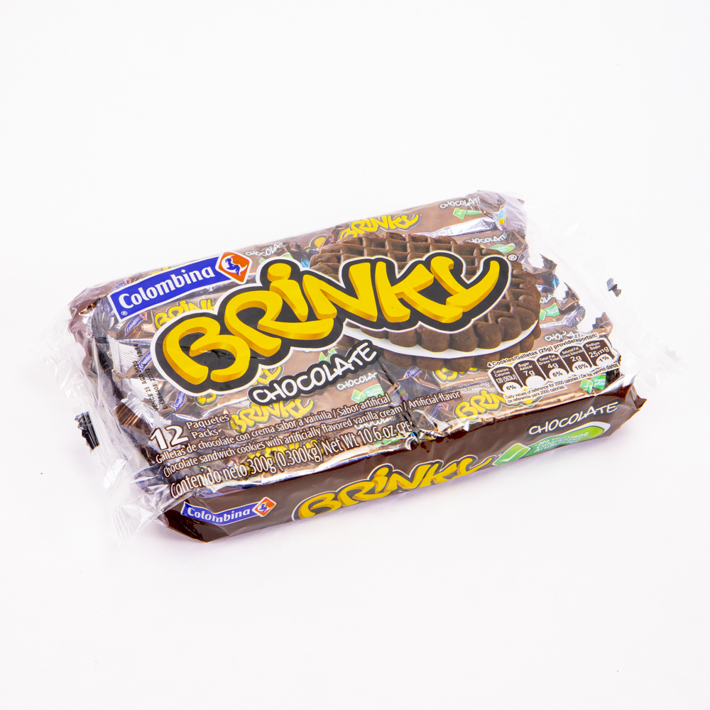 Galleta Colombina Brinky chocolate 12und 300g