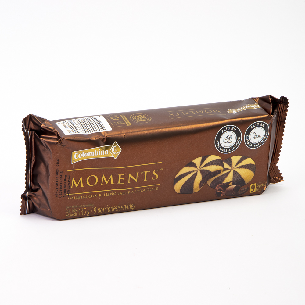 Galleta Colombina moments chocolate