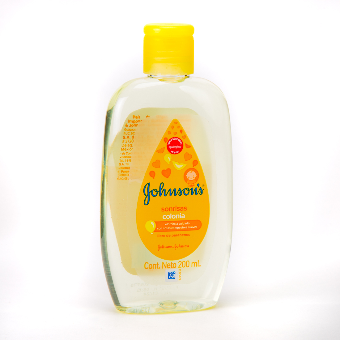 Colonia sonrisas Johnson 200ml