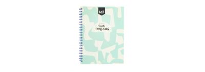 Cuaderno Norma espiral grande 80h pasta dura kiut Surtido por estilo