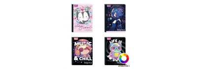 Cuaderno cosido diseño femenino