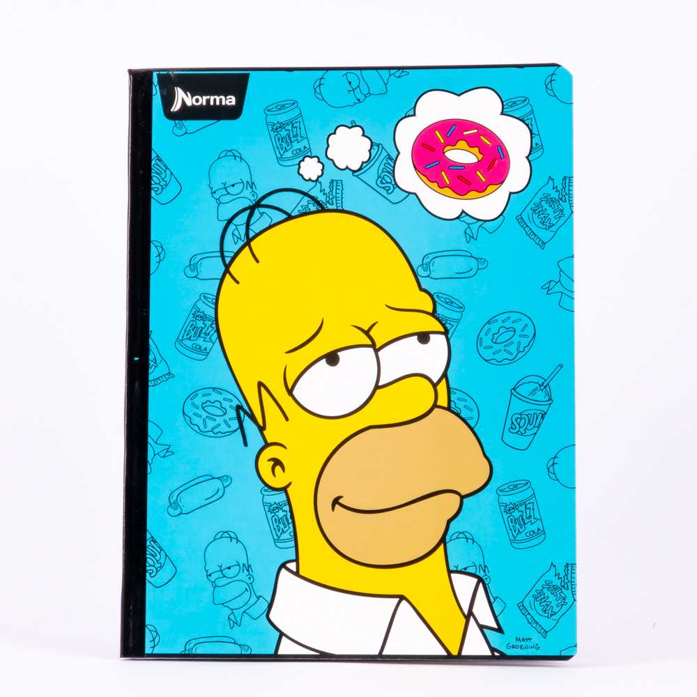Cuaderno Norma cosido grande 100h Los Simpson Surtido por estilo