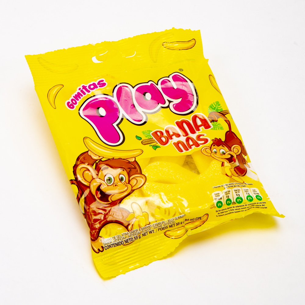 Gomita Play bananas 55g