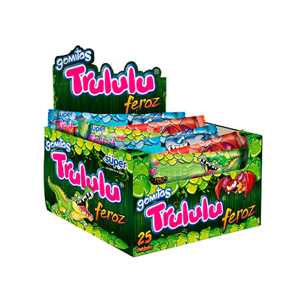 Gomita Trululú feroz frutas 18g
