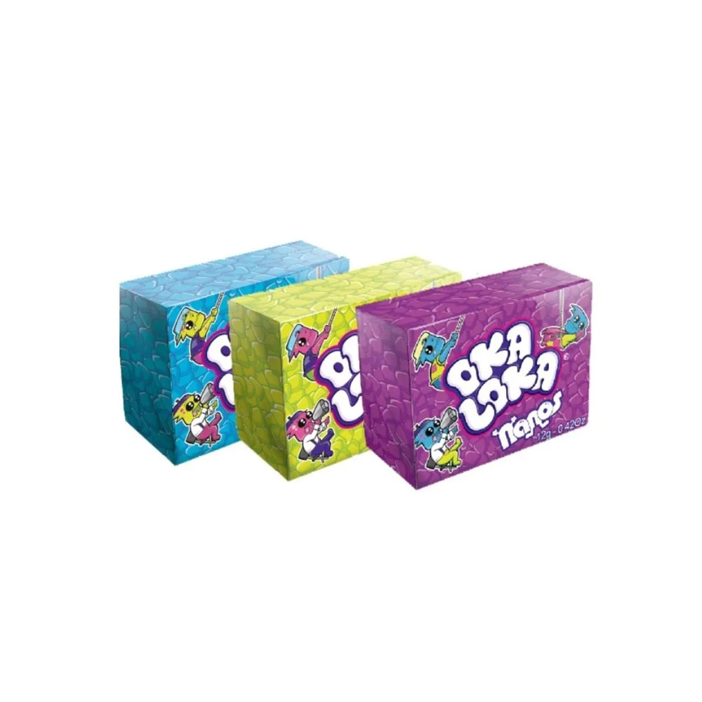 Confite Oka Loka ácido nano sabores 12g