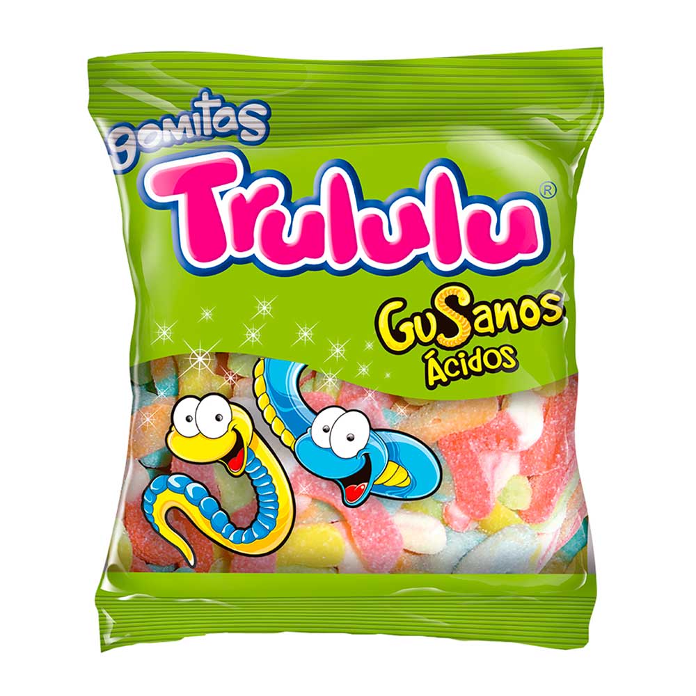 Gomita Trululú gusanos 90g
