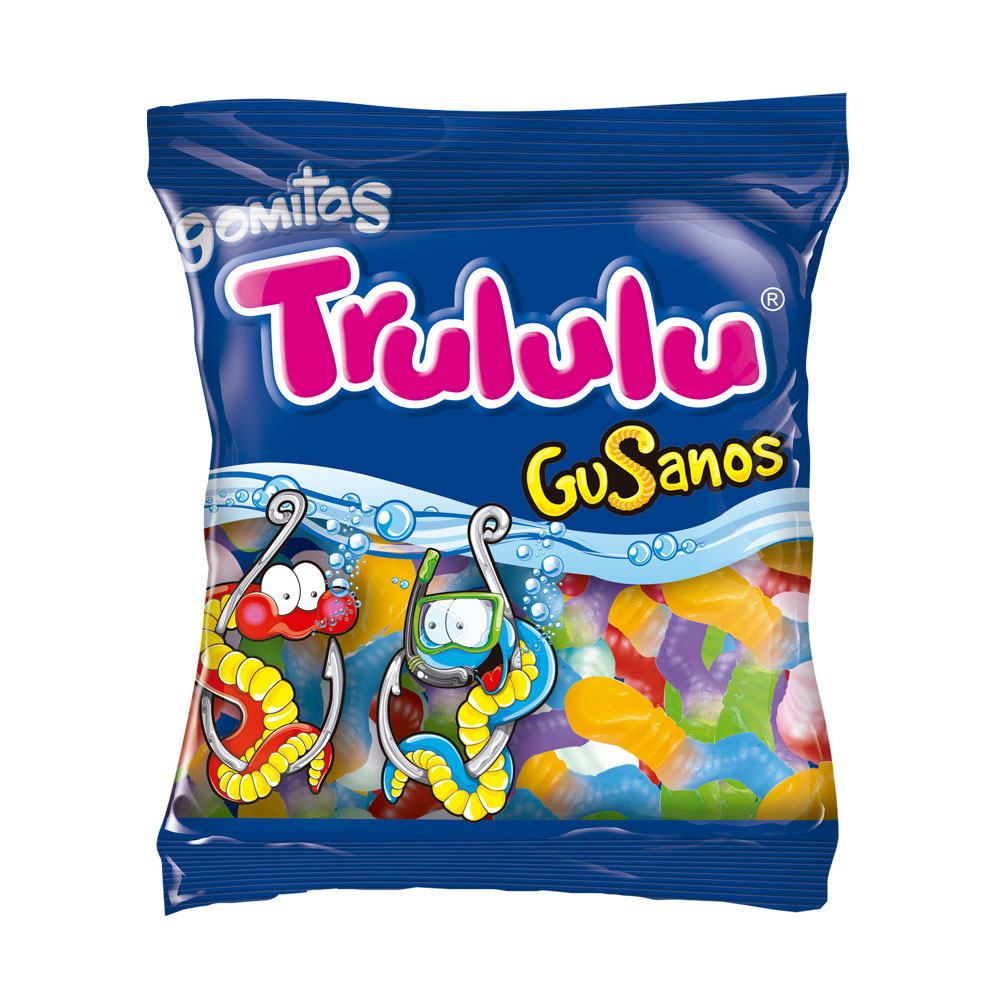 Gomita Trululú gusanos 90g
