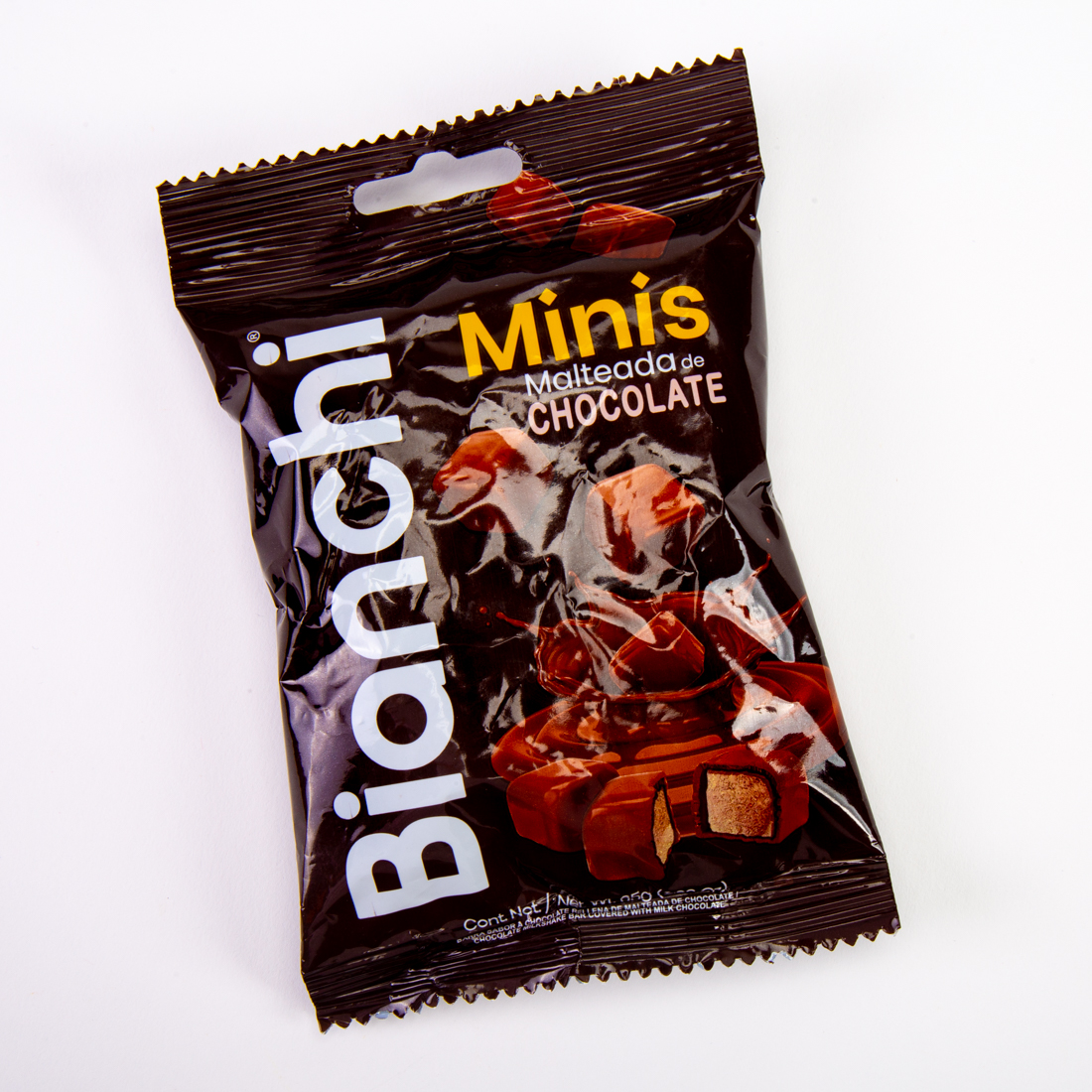 Nuggets Bianchi malteada chocolate paquete 65g