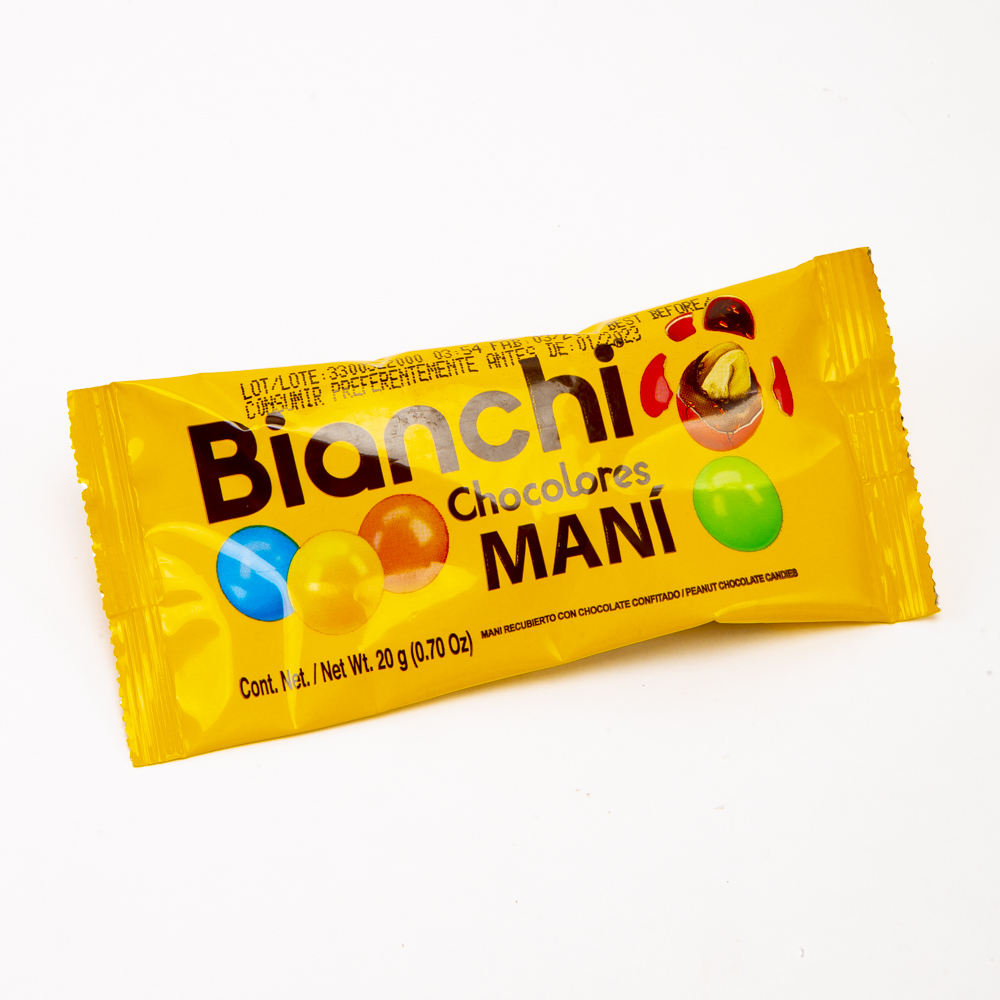 Chocolores Bianchi manÍ 20g