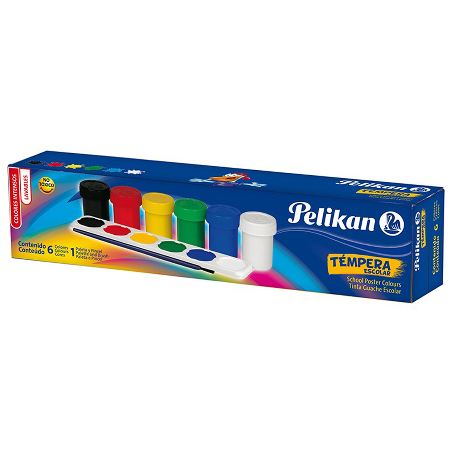 TEMPERA ESCOLAR 6FRASCOS 25ML