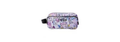 Cartuchera Totto rosa organizada
