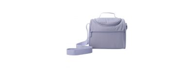 Lonchera morada ligera y compacta