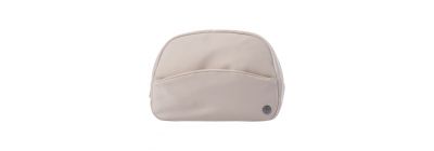 Cartuchera beige de poliéster