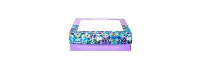 Caja ventana acetato mujer