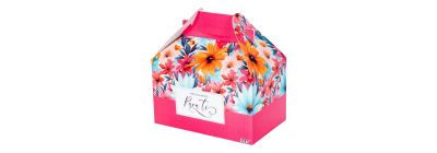 Caja decorativa pequeña floral