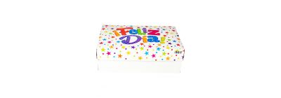 Caja rectangular grande feliz día
