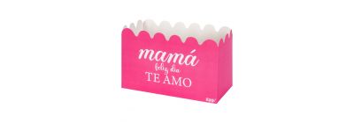 Caja grande rosada mamá